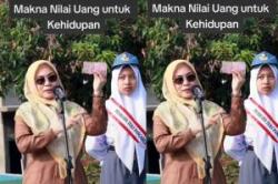 Viral, Guru Pidato Motivasi Diri Pakai Uang Rp100 Ribu, Netizen: The Best!