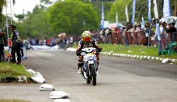 Perwira Polri Sukses Naik Podium dan Torehkan Prestasi di Ajang Road Race Babel 2023