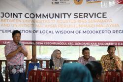 Sinergi Lintas Negara, Untag Surabaya dan Unimap Malaysia Berdayakan Desa Kebontunggul Mojokerto