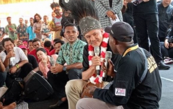 Ganjar ke Merauke Mahduf ke Sabang, Kampanye Hari Pertama