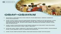 Lirik Lagu Oray-orayan, Lagu Pengiring Anak-Anak Bermain