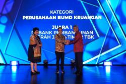 Tambah Koleksi Penghargaan, Bank Jatim Raih Juara Satu ARA 2022