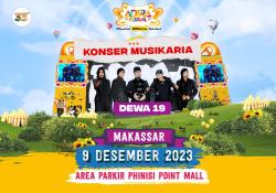 Kota Terakhir, Konser Musikaria Hadirkan Dewa 19 di Makassar