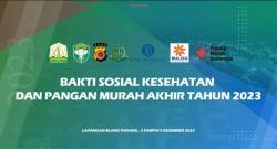 Kodam Iskandar Muda, Polda dan Pemerintah Aceh Gelar Acara Bakti Sosial Kesehatan Pangan Murah 2023