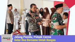 Jelang Pemilu, Polsek Cerme Gelar Doa Bersama Untuk Keselamatan Bangsa