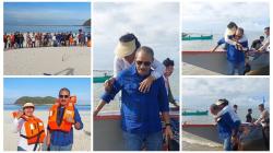Romantika Bupati dan Ketua TP PKK Sumba Timur di Laut Selatan