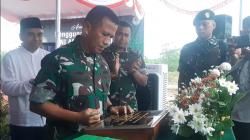 Pangdam II/ Sriwijaya Resmikan Sumur Bor Pondok Pesantren di Bangka