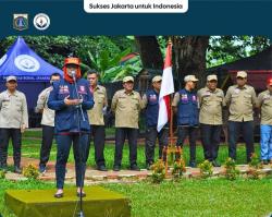 Kadinsos DKI Kukuhkan 50 Anggota Tagana Muda Provinsi DKI Jakarta 2023