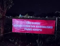 Spanduk Dukungan Moril Ketua KPK non Aktif Firli Bahuri Terbentang Disejumlah Jalan Pantura Subang