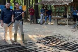 Ratusan Bedil Locok Berhasil Diamankan di Kawasan Taman Nasional Ujung Kulon dari Pemburu Liar