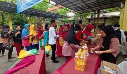 Pasar Murah Disperindag Jatim Bantu Stabilkan Harga Kebutuhan Pokok di Waru Sidoarjo