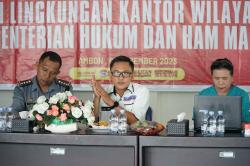 Tingkatkan Peran Humas, Kanwil Kemenkumham Maluku Gelar Pelatihan Kehumasan Bareng PWI