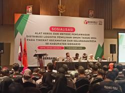 Sidak Distribusi Logistik Pemilu 2024, KPU dan Bawaslu Sidoarjo Jalin Kerjasama