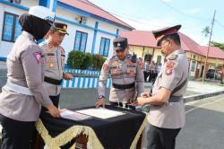 Polres Pasangkayu Gelar Mutasi Jabatan, kapolsek Baras Berganti