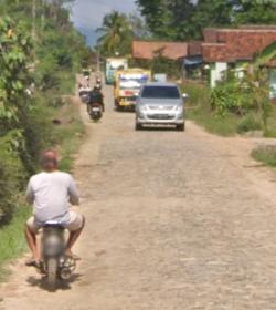 Jalan Berbatu dan Licin di Dusun Margoyoso Gadingrejo Pringsewu Jadi Perhatian Warga