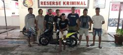 Gondol 4 Unit Sepeda Motor dari TTU, Kaki Pemuda Pengangguran Digerek Polisi