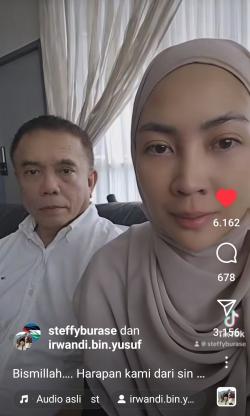 Karena Sulit Mendapat Buku Nikah Resmi, Irwandi Yusuf dan Steffy Burase Umumkan Resmi Bercerai