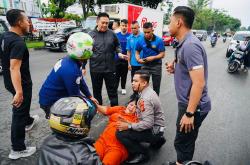 Lakalantas di Dekat Kapolda, Irjen M Iqbal Bantu Korban Untuk Berobat ke RS Bhayangkara