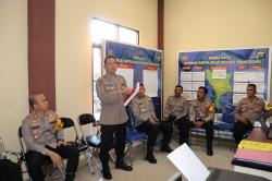 Tiga Pamen Mabes Polri Kunjungi Polres Pringsewu Cek Kesiapan Pengamanan Pemilu
