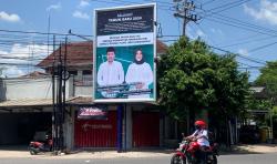 Heboh Baliho Ucapan Tahun Baru Wabup Trenggalek Terpasang di Ponorogo, Calon Bupati?