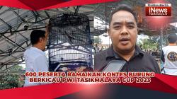 VIDEO: 600 Peserta Ramaikan Festival dan Kontes Burung Berkicau PWI Tasikmalaya CUP 2023