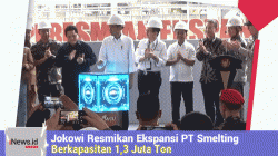 Presiden Jokowi Resmikan Ekspansi Smelter PT Smelting di Gresik, Berkapasitan 1,3 Juta Ton