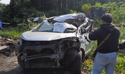 Minibus Tabrak Truk di Tol Cipularang KM 78, 4 Luka-luka