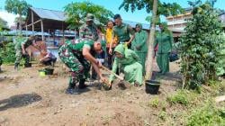 Dandim 0406 Lubuklinggau Pimpin Giat Pembersihan Pasar dan Penanaman Pohon di Pasar Batu Urip