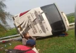 Bus PO Handoyo Terguling di Tol Cipali, 12 Tewas