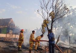 Pemilik Pergi ke Demak, Rumah, Motor dan Gabah di Karangrayung Ludes Terbakar