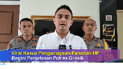 Viral Kasus Penganiayaan Tersangka Penadah, Begini Penjelasan Polres Gresik