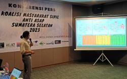 Data Luas Lahan Terbakar Sepanjang 2023 Milik Pemprov Sumsel Lebih Kecil dari Data KMSAASS