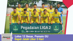 Lolos 12 Besar, Pemain Gresik United Dapat Jatah Libur 3 Hari