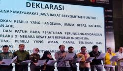 Banyak Temuan Pelanggaran, Bawaslu Jabar Kembali Deklarasikan Tolak Politik Uang, Hoaks dan Sara