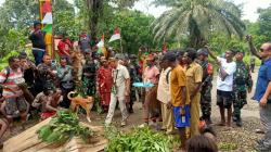 Kogabwilhan III Menggelar Bakti Sosial di Kampung Nayaro, Wujudkan Visi PRIMA TNI di Papua