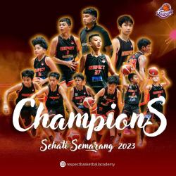 Respect Basketball Academy Juara Sehati Open Tournament