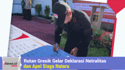 Jelang Pemilu 2024, Rutan Gresik Gelar Deklarasi Netralitas dan Apel Siaga Nataru