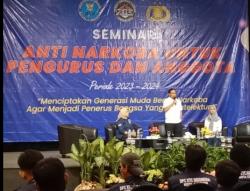 Hadiri Seminar Anti Narkoba, Hero : Generasi Muda Adalah Aset Negara