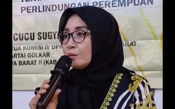 Sosialisasi Perda, Cucu Sugyati Merasa Prihatin Masih Banyak Kasus Kekerasan terhadap Perempuan