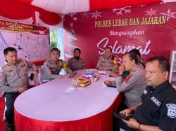 Wakapolres Lebak Kunjungi Sejumlah Pos Pengamanan Nataru