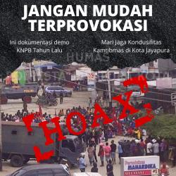 Polisi Minta Warga Jayapura Tetap Tenang dan Tidak Terprovokasi Isu Menyesatkan