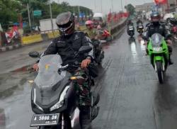 Jelang Tahun Baru 2024, Subdenpom III/4-2 dan Subgartap 0623/Cilegon Laksanakan Patroli