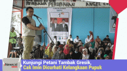 Kunjungi Petani Tambak Gresik, Cak Imin Dicurhati Kelangkaan Pupuk