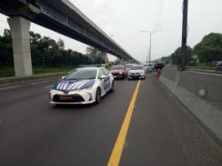 Contraflow Diterapkan di KM 47-65 Tol Cikampek saat Libur Tahun Baru