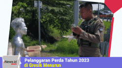 Jumlah Pelanggaran Perda Tahun 2023 di Gresik Menurun Drastis