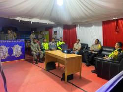 Puluhan Polantas Pidie Jaya Amankan Lalulintas Malam Bergantian Tahun