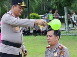 Jelang Pergantian Tahun, 30 Personel Polres Bangka Tengah Naik Pangkat