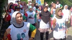 Bersama Warga Tegal, Relawan Jaritangan Ganjar Sosialisasikan Gaya Hidup Sehat Lewat Senam Jasmani