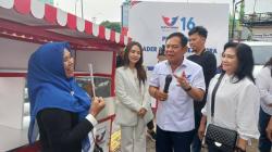 Warga Pancoran Mas Dapat Gerobak Dagang Perindo, Caleg  Rere Tati Sri Hardina Komit Kembangkan UMKM