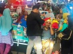 Detik-Detik Pasien Panik Dievakuasi Keluar RS, Gempa Sumedang M 4,5 Senin Malam